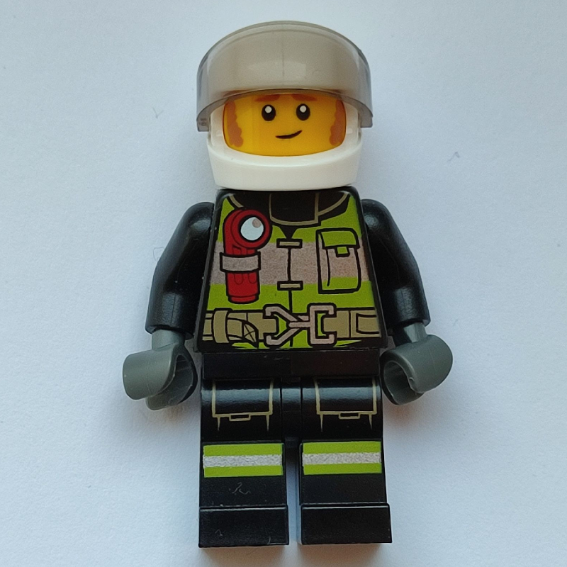 Lego Clemmons, White Helmet with Visor