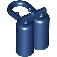 Lego Minifig Neckwear Airtanks with Large Holes / Dark Blue