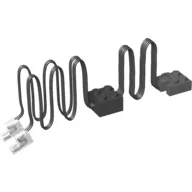 Light Unit, LED with Black Cable, Power Functions / Black