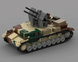 LEGO ww2 Flakpanzer IV 1/45 scale