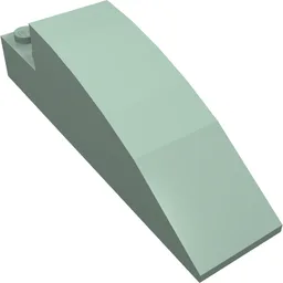 Brick Curved 8 x 2 x 2 / Sand Green