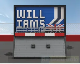 F1 Team Wall Display (Williams)