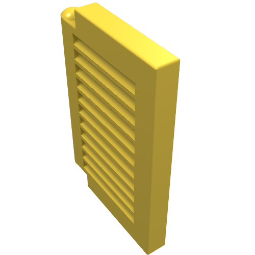 Lego Window 1 x 2 x 2 Shutter / Yellow