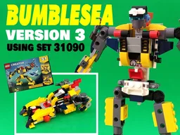 Transformer BumbleSea v3 , from LEGO set 31090
