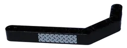 Technic, Liftarm, Modified Bent Thick 1 x 11.5 Double with Silver Tread Plate Pattern (Sticker) - Set 8292