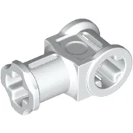 Technic Axle Connector with Axle Hole [Reinforced] / White