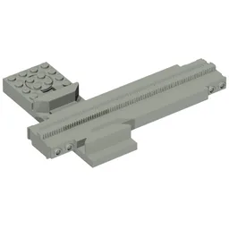 Vehicle Track, Monorail Monoswitch / Light Gray