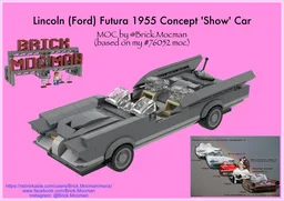 Ford (Lincoln) Futura Concept Car - 1955 Grey