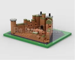 Caerlaverock Castle (Mini MOC)