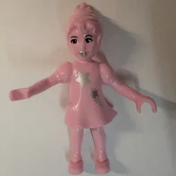 Belville Fairy with Star Print / Bright Pink