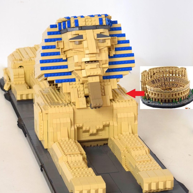 Lego SPHINX B model of Colosseum 10276