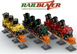 Roller coaster - RAILBLAZER - California's Great America