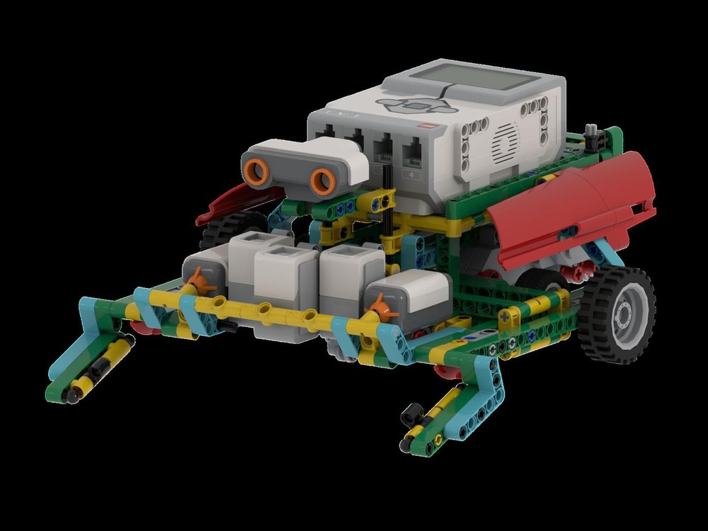 Lego Polyathlon Robot Line Follower Bulldozer