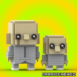 Dr. Evil + Mini Me (Austin Powers) Brickheadz