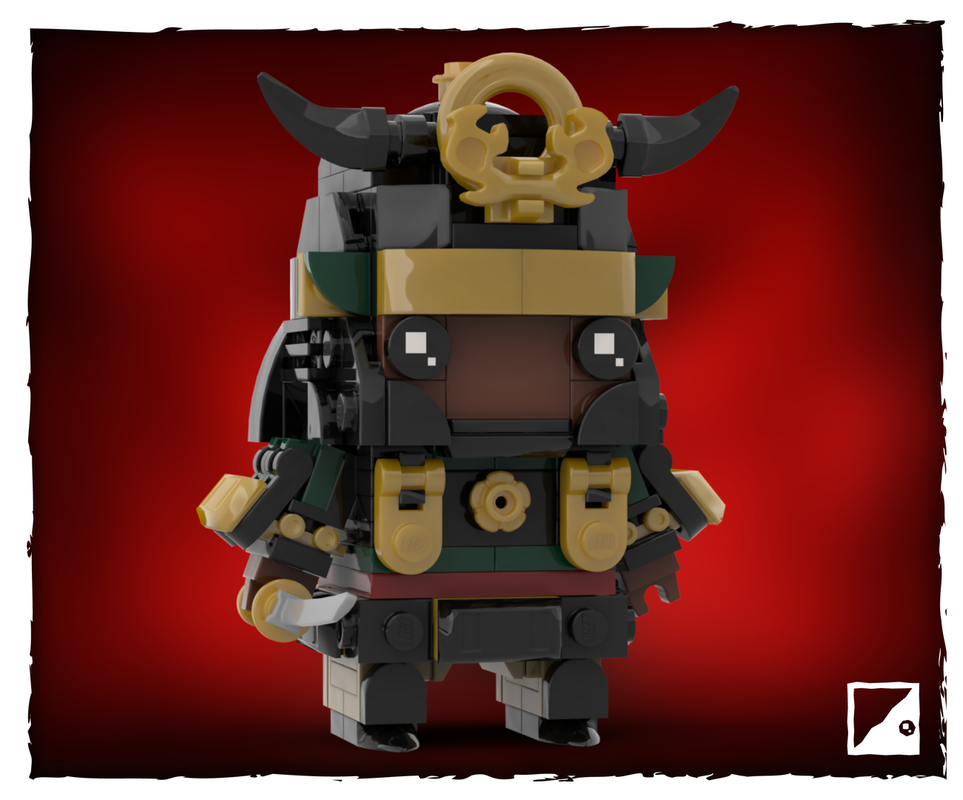 Lego Assassin's Creed Shadows LEGO Brickheadz MOC ~ Yasuke