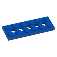 Technic Plate 2 x 6 [5 Holes] / Blue