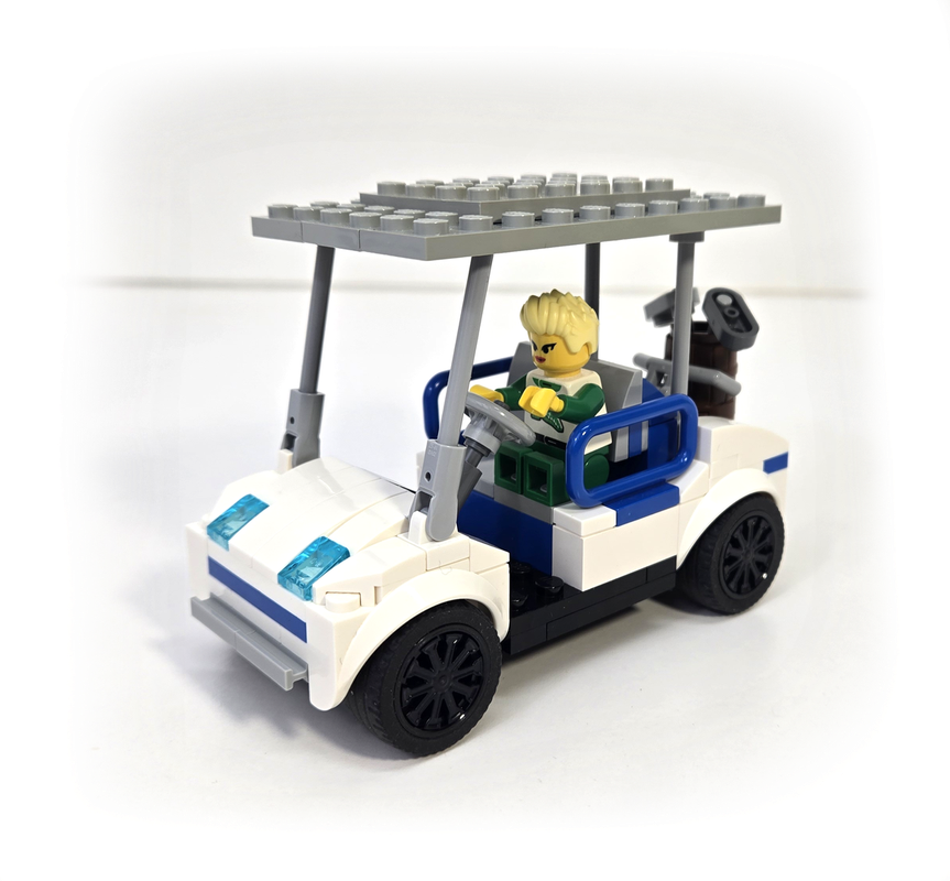 Lego Minifig Sized Golf Cart