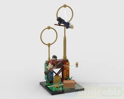Quidditch Practice mini dioramma