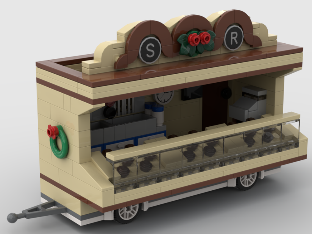 Lego Oliebollenkraam - Dutch foodtruck