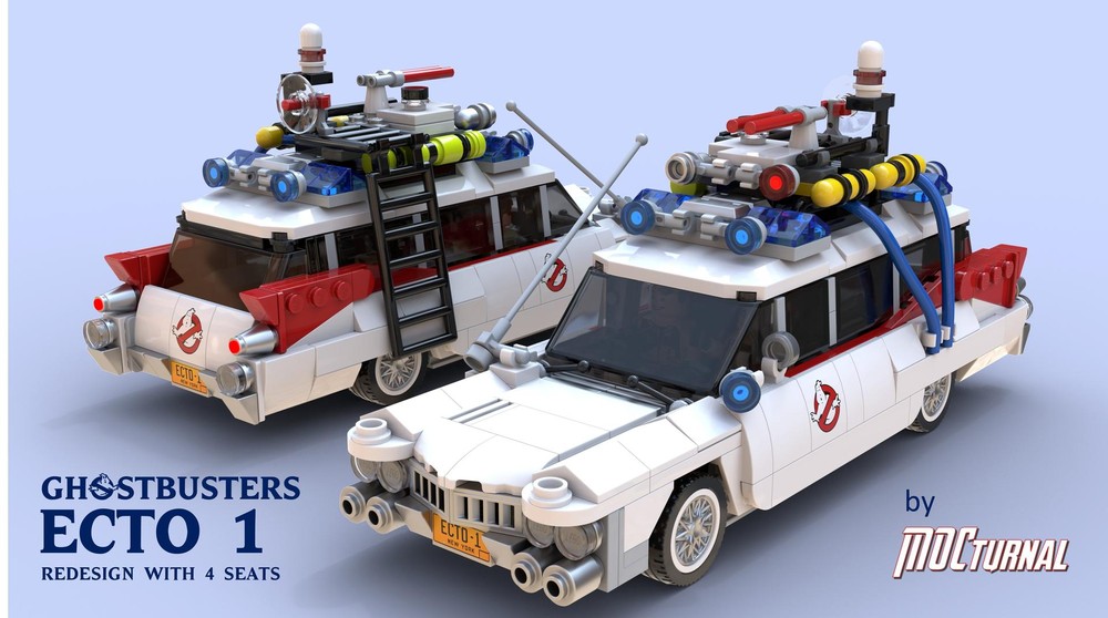 Lego MOCturnal GB ECTO1 4 seater Revamp