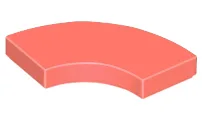 Tile 2 x 2 Curved, Macaroni