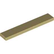 Tile 1 x 6 with Groove / Tan