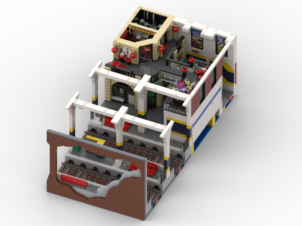 Lego Underground Station Module #1