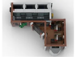 Arkham Asylum Lower Floor - Compatible with Set 76300