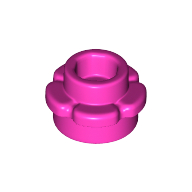 Lego Plant, Flower, Plate Round 1 x 1 with 5 Petals / Dark Pink