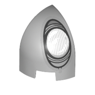 Lego Brick Round Curved 1 x 1 x 1 1/3 Quarter Dome with Headlight print
