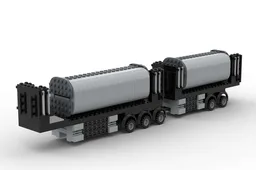Tank trailer Rocky Mountain double