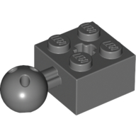 Lego Technic Brick Special 2 x 2 with Ball and Axle Hole, with 6 Holes in Ball