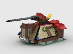 A(T-TE) Frame Log Cabin (LEGO 31048 Lakeside Lodge Alt Build MOC)