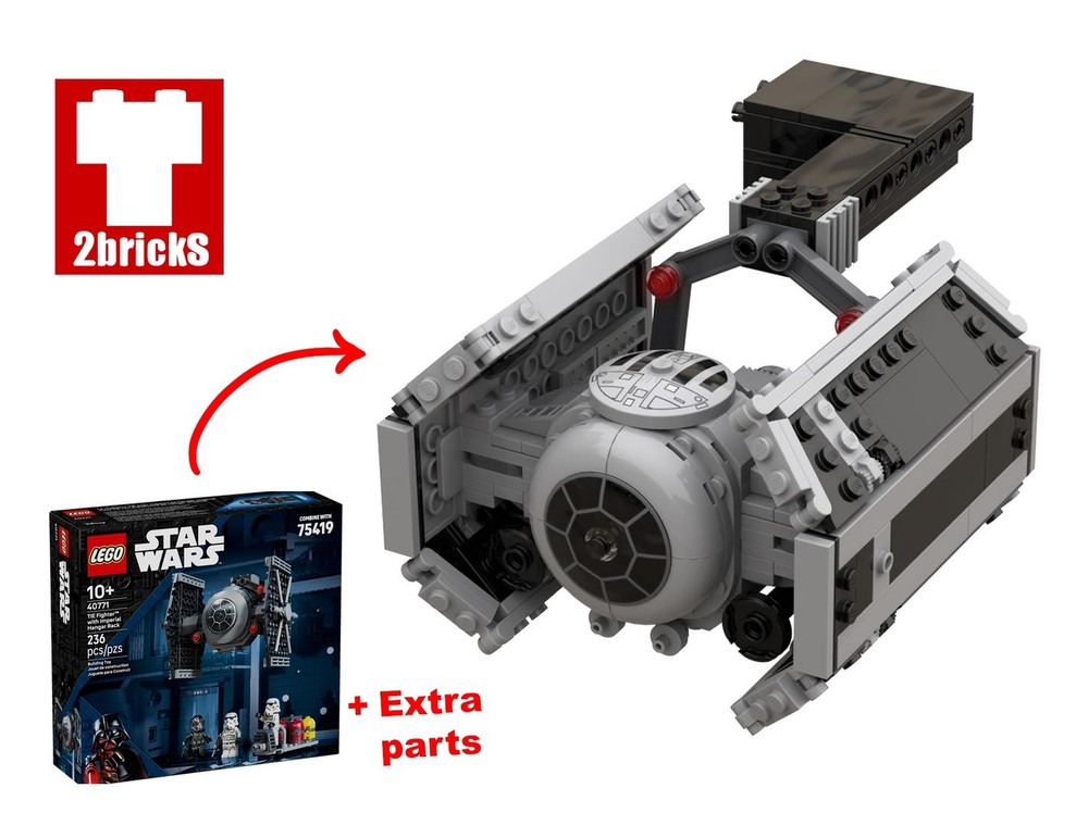 Lego Twin Ion Engine Advanced Fighter (Death Star GWP Scale)