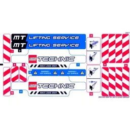 Sticker Sheet for Set 42042-1 / [No Color/Any Color]