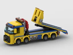 Flatbed tow truck