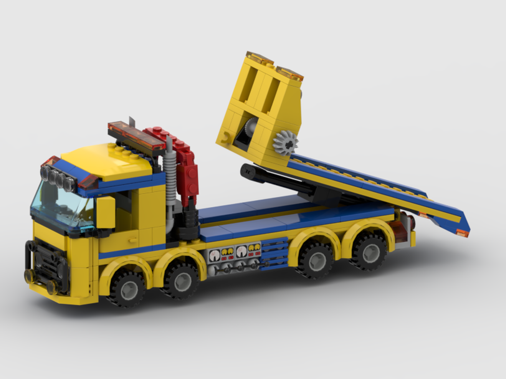 Lego Flatbed tow truck