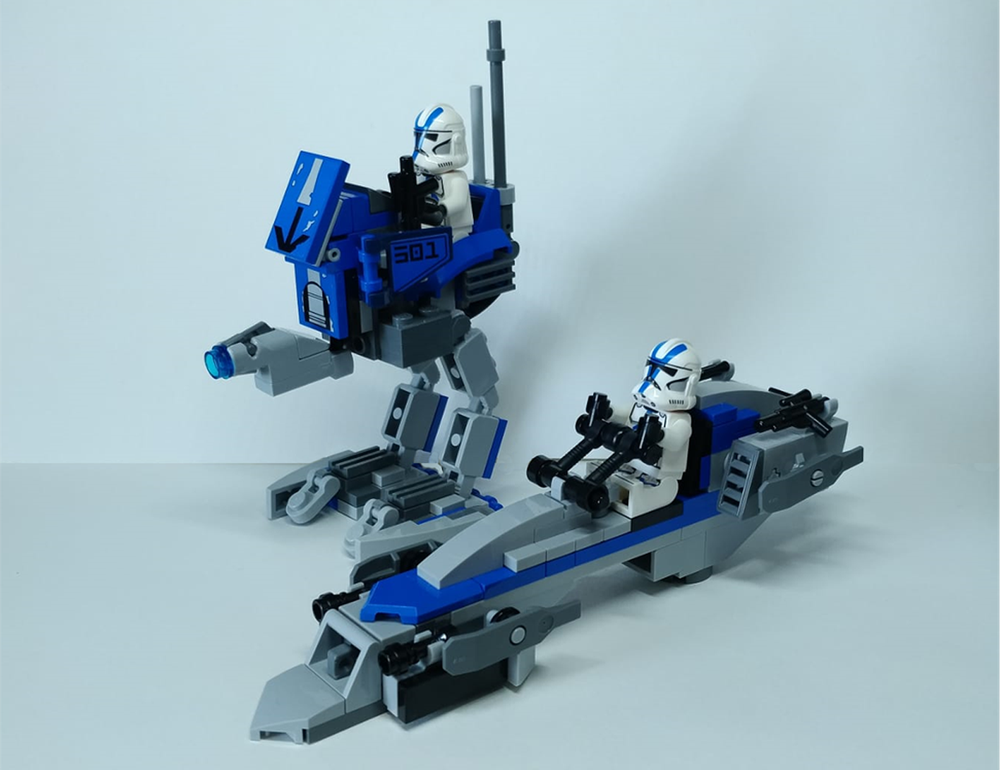 Lego 75280 501st scaled down