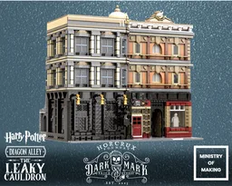 Diagon Alley: The Leaky Cauldron + Diagon Alley Entrance Modular