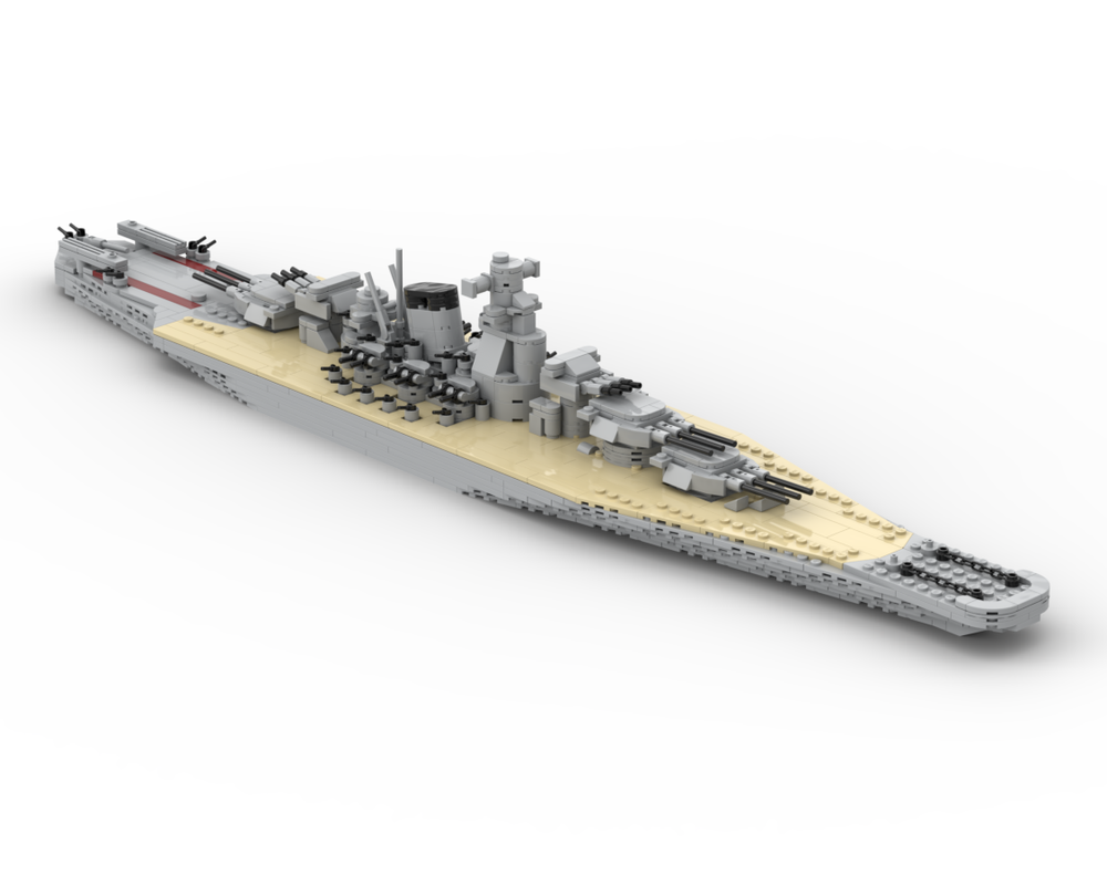 Lego IJN Yamato Battleship MOC
