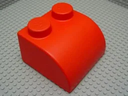 Brick Soft Curved 2 x 2