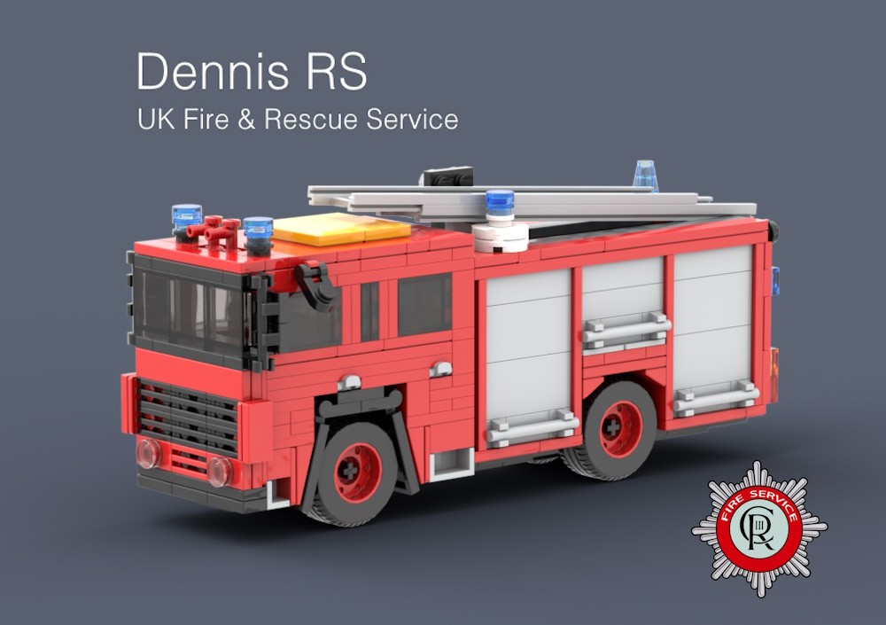 Lego Dennis RS - UK Fire Engine