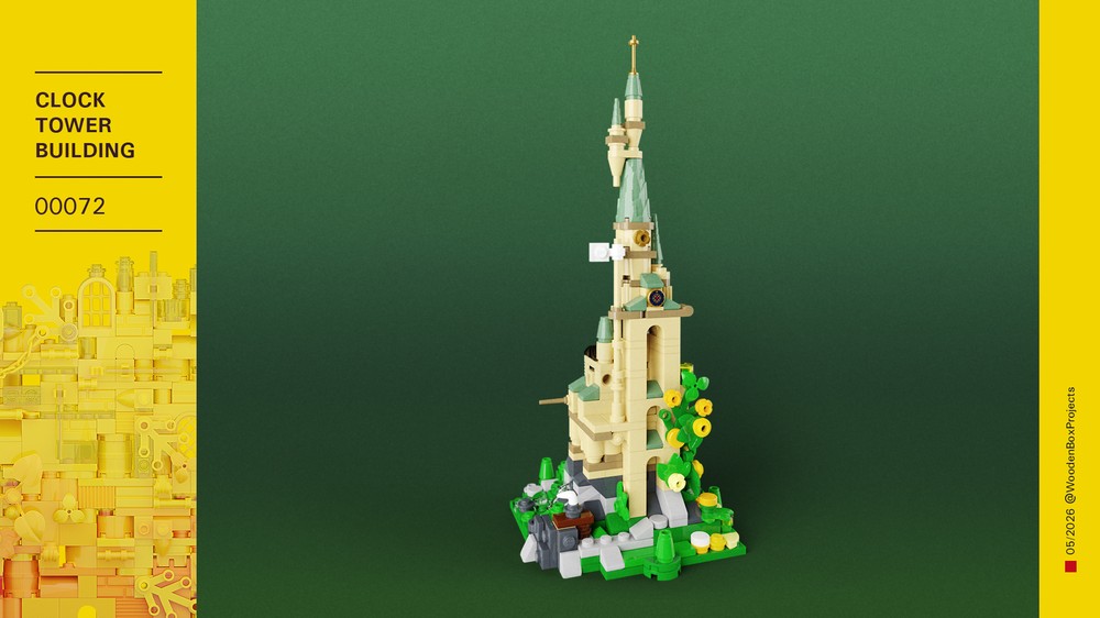 Lego Clock Tower Building