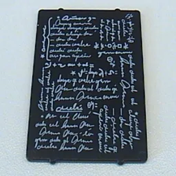 Glass for Window 1 x 4 x 5 with Classroom Blackboard Print / Black