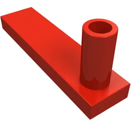 Fence Gate 1 x 4 x 2 Base / Red