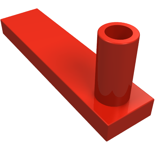 Lego Fence Gate 1 x 4 x 2 Base / Red
