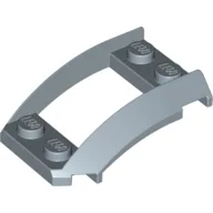 Wheel Arch, Curved Wedge 4 x 3 with 2 x 2 Opening and 4 Studs / Sand Blue