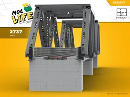 Single track truss bridge