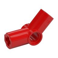 Lego Technic Axle and Pin Connector Angled #4 - 135° / Red