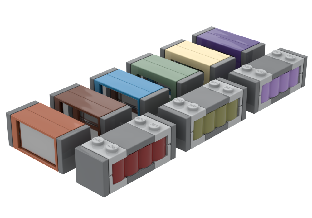Lego Simple Space Crates